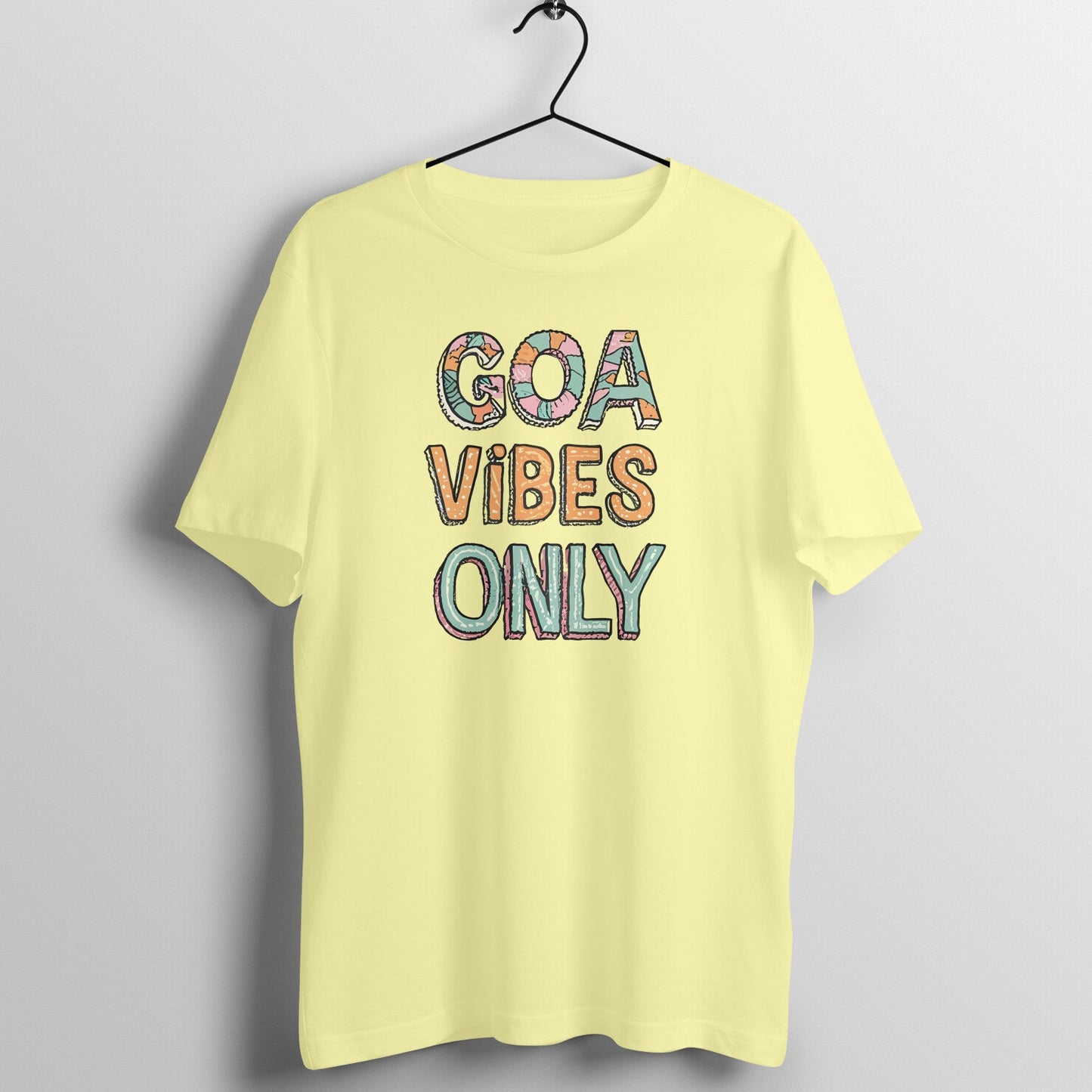 Goa Vibes Only - Cool Unisex Travel T-shirt Half Sleeves - Vibe TownGoa Vibes Only - Cool Unisex Travel T-shirt Half Sleeves