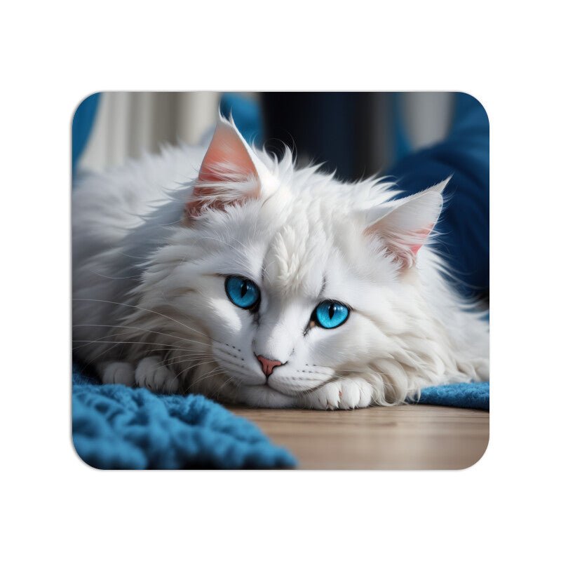 Blue Eyed Kitty - Mouse Pad - Vibe TownBlue Eyed Kitty - Mouse Pad