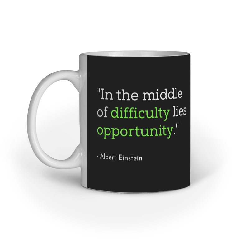 Albert Einstein Quote - Ceramic Mug - Vibe TownAlbert Einstein Quote - Ceramic Mug