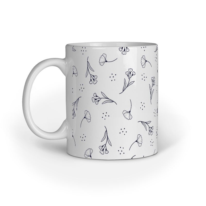 Light Light Flowers - Ceramic Mug - Vibe TownLight Light Flowers - Ceramic Mug