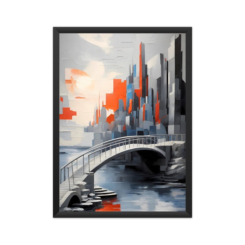 Abstract Architecture - Framed Poster - Vibe TownAbstract Architecture - Framed Poster