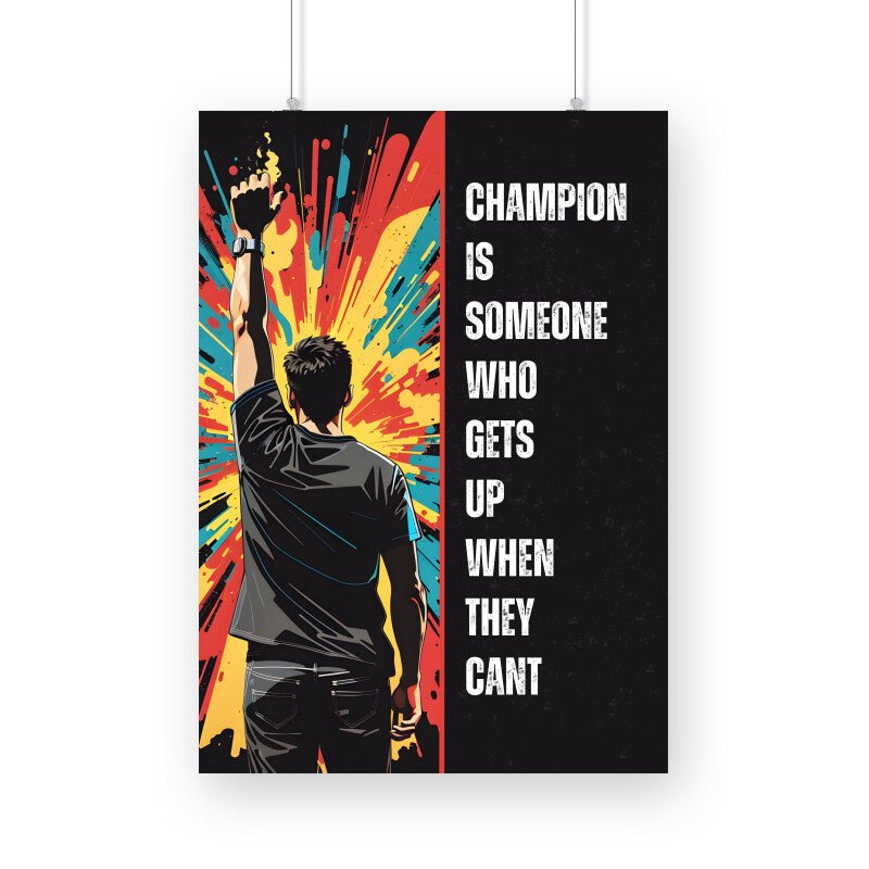 Champion - Poster - Vibe TownChampion - Poster