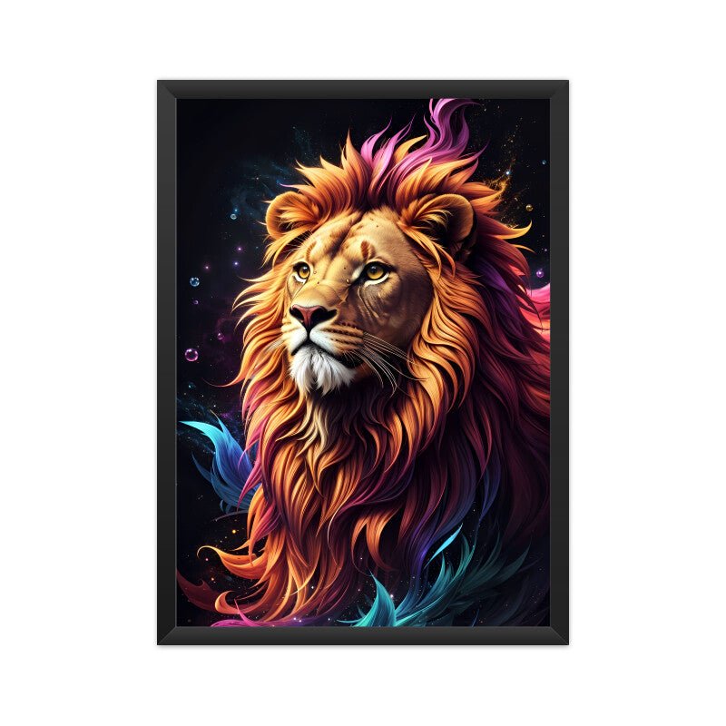 Abstract Space Lion - Vibe TownAbstract Space Lion