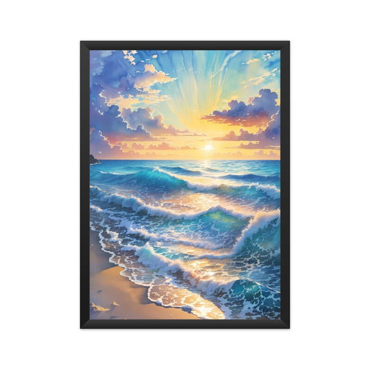 Surreal Water Colour Beach - Vibe TownSurreal Water Colour Beach