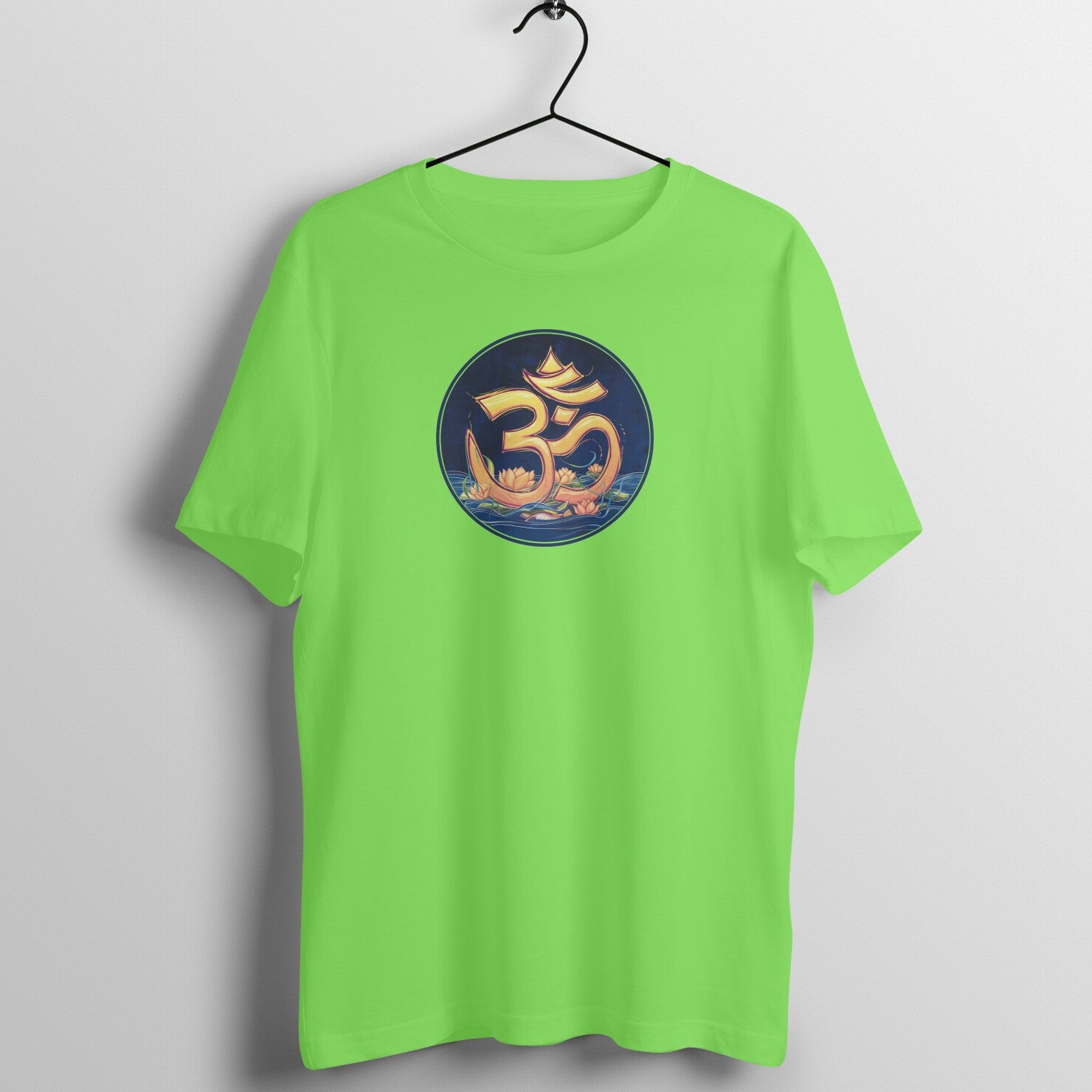 Golden Aum - Cool Men's Yoga T-Shirt - Vibe TownGolden Aum - Cool Men's Yoga T-Shirt
