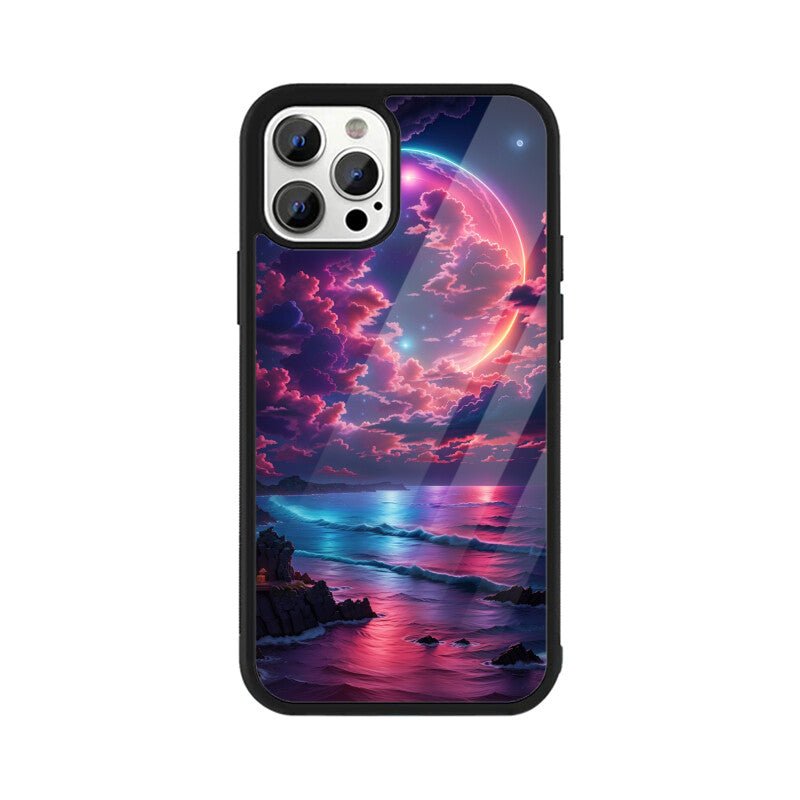 Blue Moonlight & Beach - iPhone Cover - Vibe TownBlue Moonlight & Beach - iPhone Cover