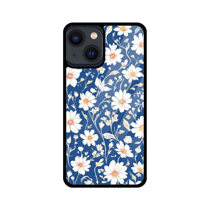 Blue White Florals - iPhone Cover - Vibe TownBlue White Florals - iPhone Cover