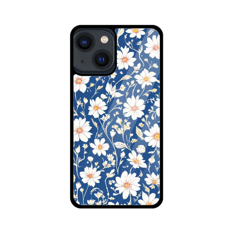 Blue White Florals - iPhone Cover - Vibe TownBlue White Florals - iPhone Cover