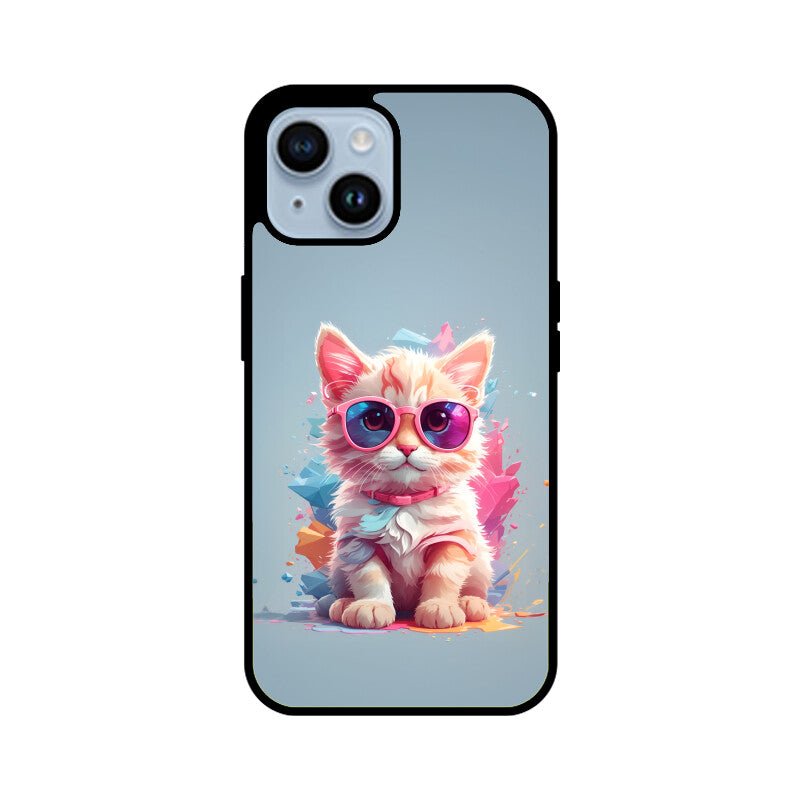 Pink Kitty - iPhone Glass Cover - Vibe TownPink Kitty - iPhone Glass Cover