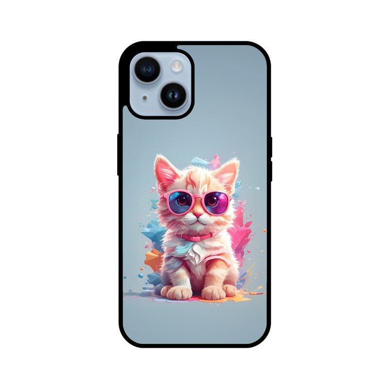 Pink Kitty - iPhone Glass Cover - Vibe TownPink Kitty - iPhone Glass Cover