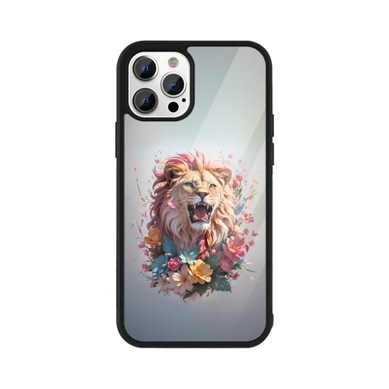 Vibrant Lion - iPhone Glass Cover - Vibe TownVibrant Lion - iPhone Glass Cover