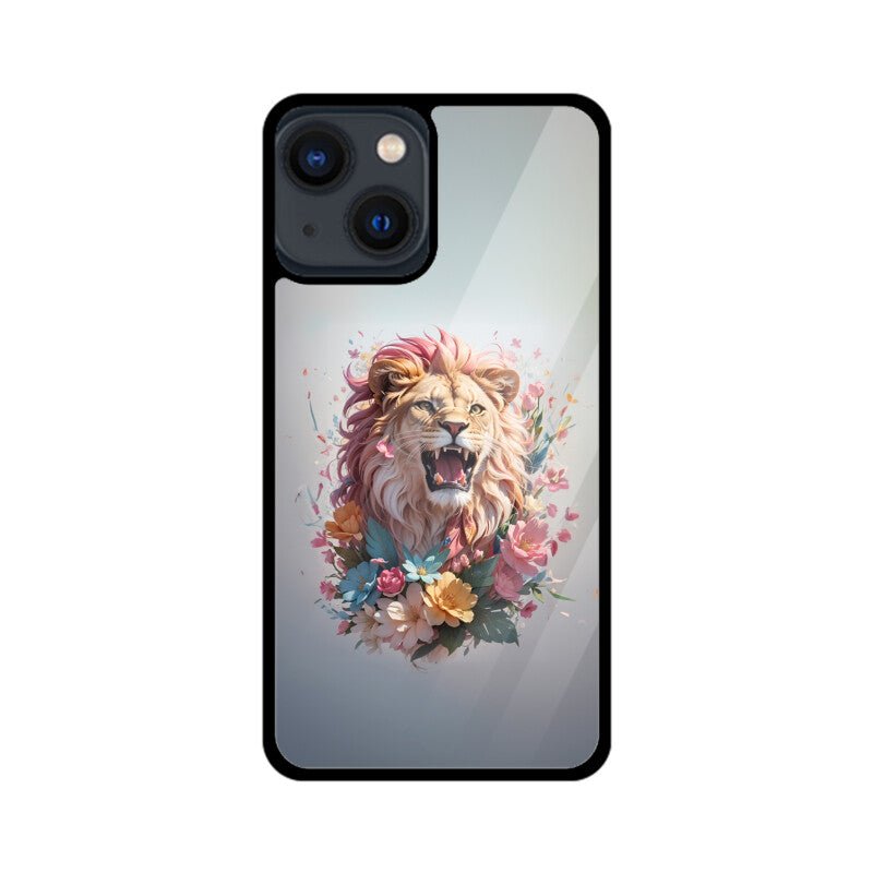 Vibrant Lion - iPhone Glass Cover - Vibe TownVibrant Lion - iPhone Glass Cover