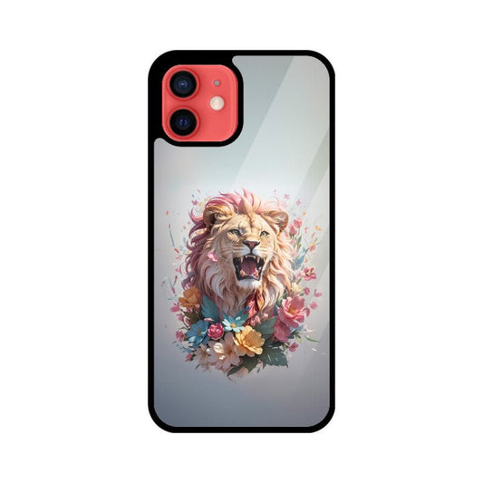 Vibrant Lion - iPhone Glass Cover - Vibe TownVibrant Lion - iPhone Glass Cover