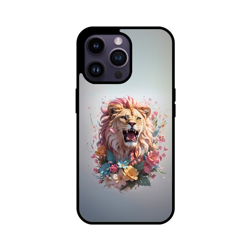 Vibrant Lion - iPhone Glass Cover - Vibe TownVibrant Lion - iPhone Glass Cover