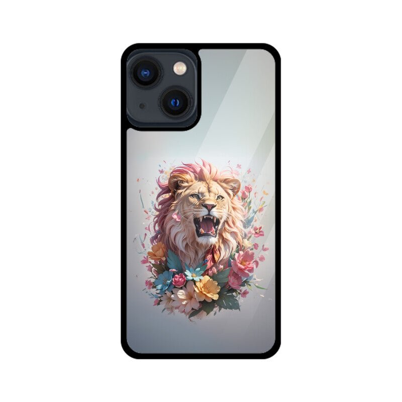 Vibrant Lion - iPhone Glass Cover - Vibe TownVibrant Lion - iPhone Glass Cover