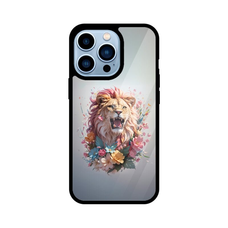 Vibrant Lion - iPhone Glass Cover - Vibe TownVibrant Lion - iPhone Glass Cover