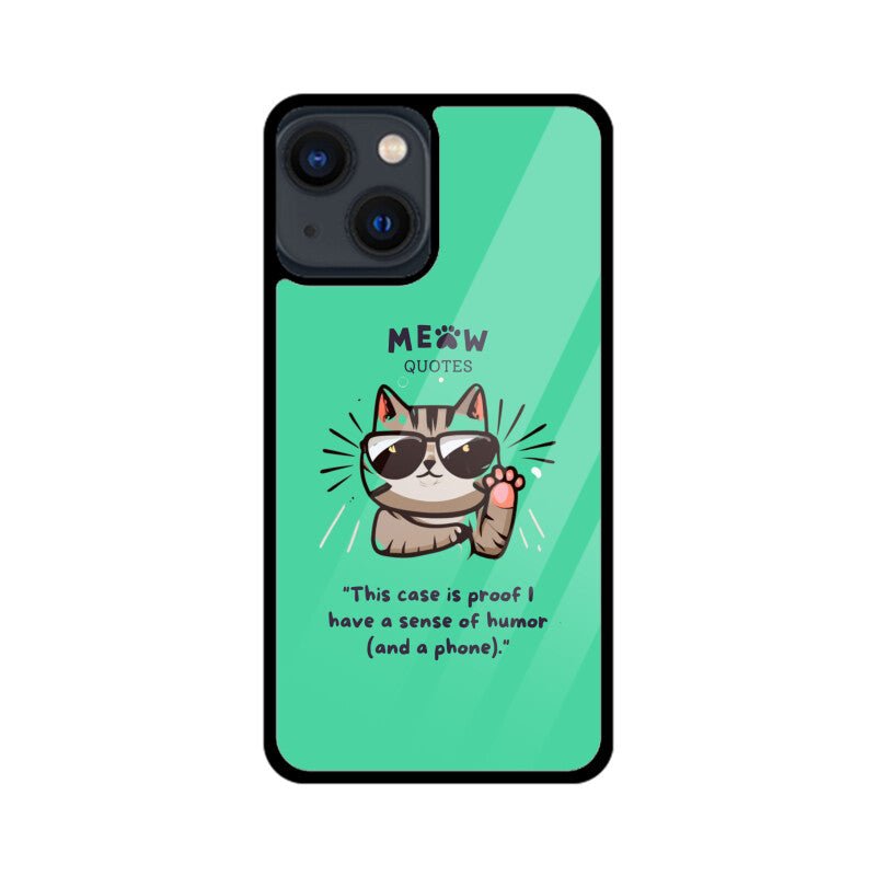 Meow Quotes 1 - iPhone Cover - Vibe TownMeow Quotes 1 - iPhone Cover