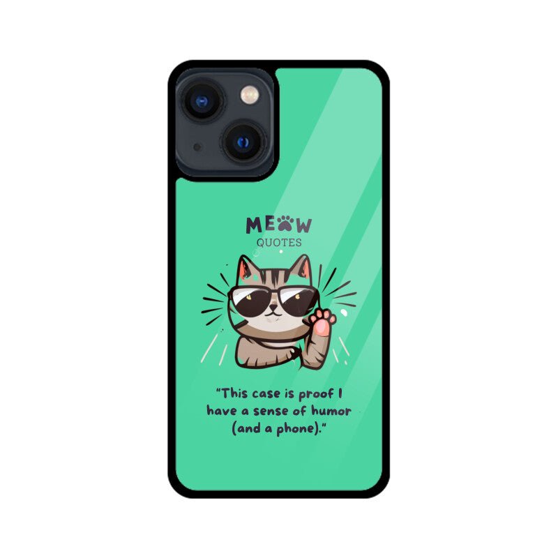 Meow Quotes 1 - iPhone Cover - Vibe TownMeow Quotes 1 - iPhone Cover