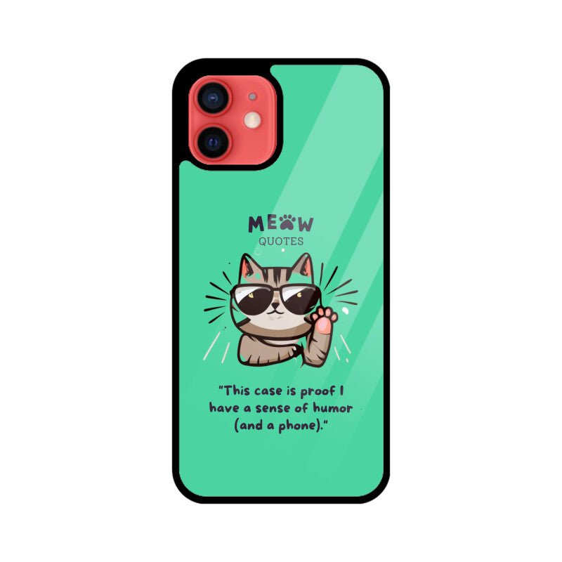 Meow Quotes 1 - iPhone Cover - Vibe TownMeow Quotes 1 - iPhone Cover