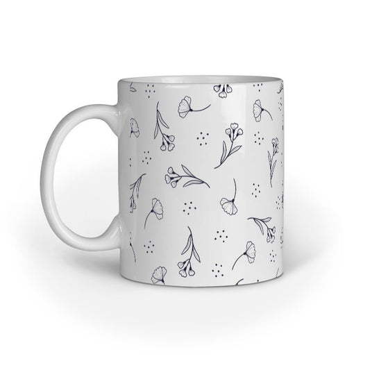 Light Light Flowers - Ceramic Mug - Vibe TownLight Light Flowers - Ceramic Mug