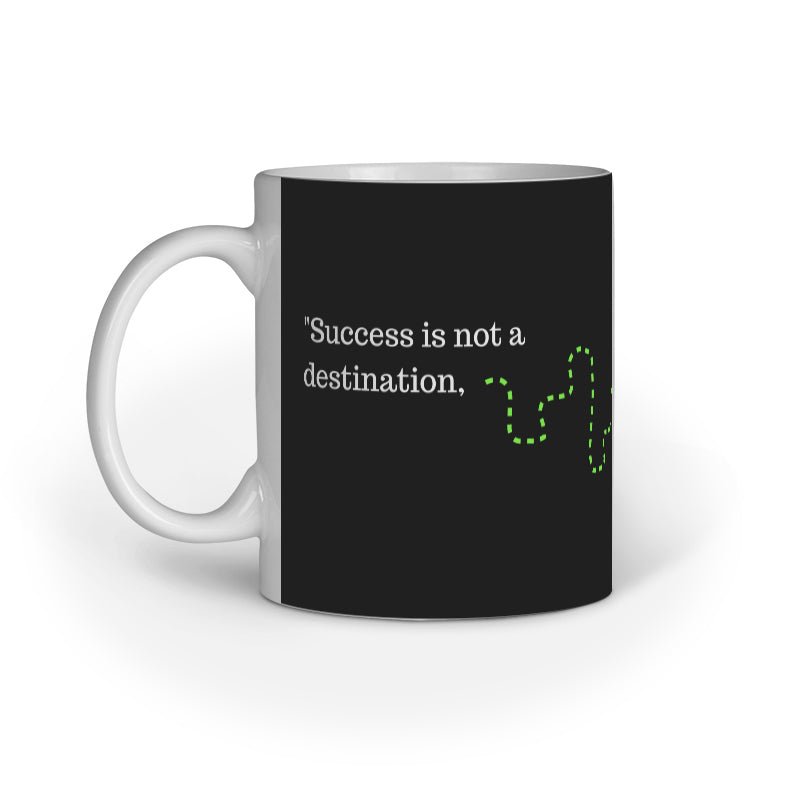 Success is not a Destination, it is a Journey - Ceramic Mug - vibetown.in