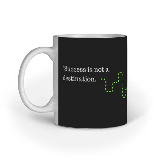 Success is not a Destination, it is a Journey - Ceramic Mug - vibetown.in
