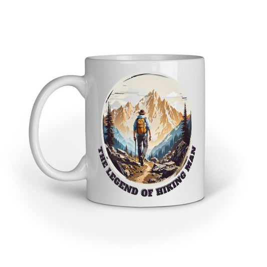 The Legend of Hiking Man - Mug - Vibe TownThe Legend of Hiking Man - Mug