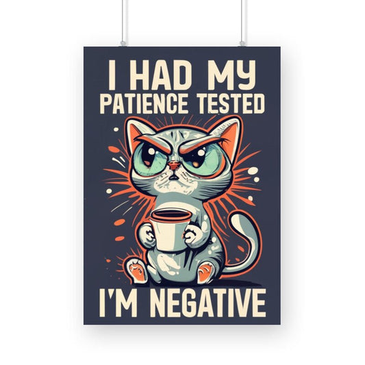 Negative Patience - Poster - Vibe TownNegative Patience - Poster