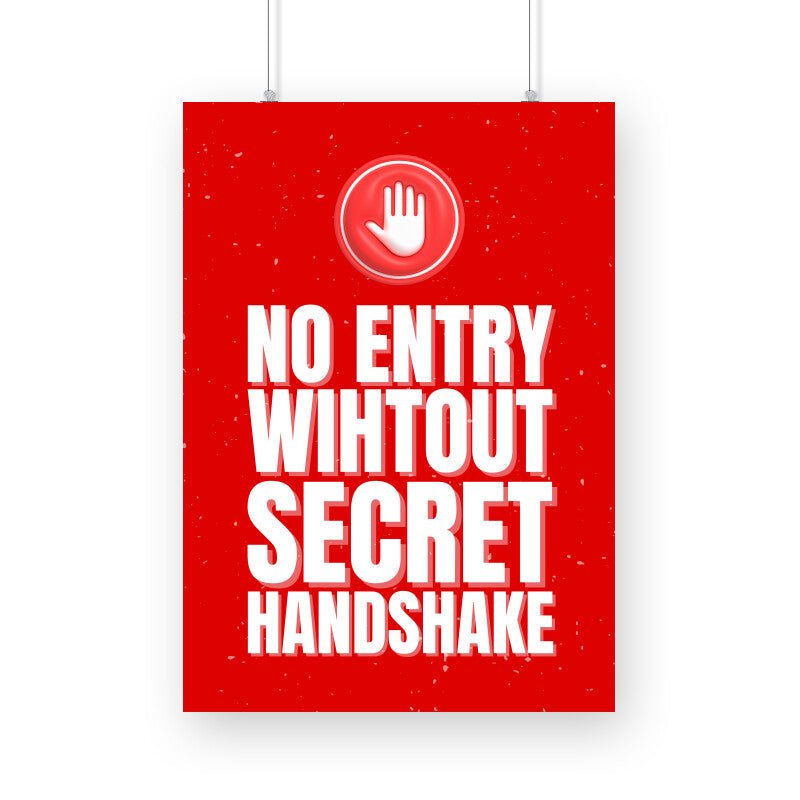 No Entry - Poster - Vibe TownNo Entry - Poster