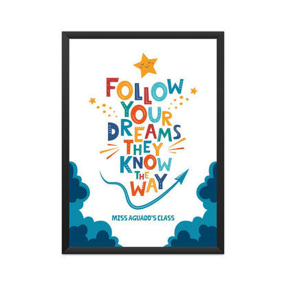 Follow Your Dreams - Poster - Vibe TownFollow Your Dreams - Poster