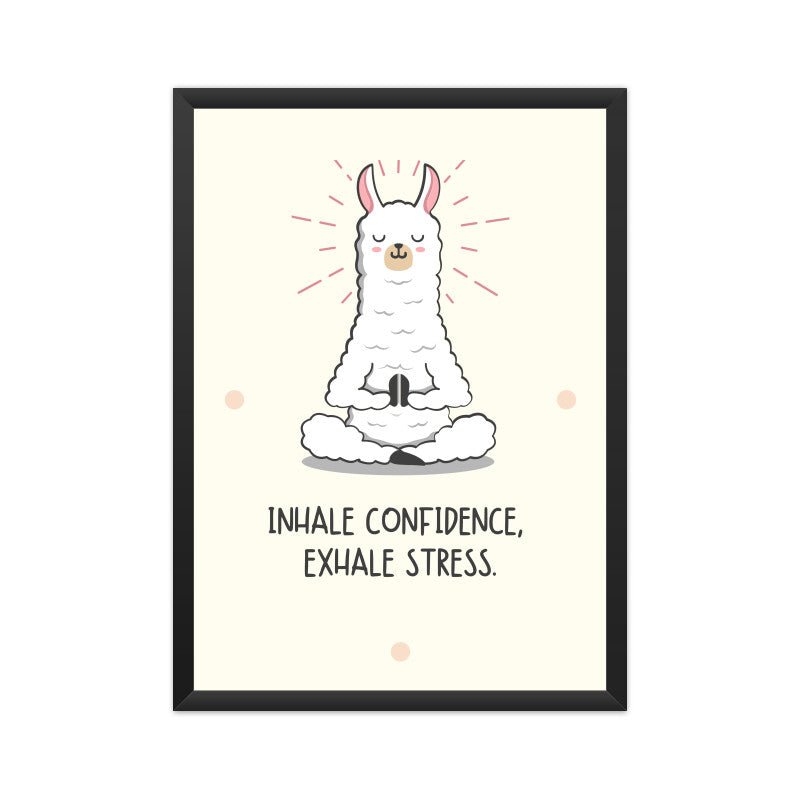 Meditating Lama - Poster - Vibe TownMeditating Lama - Poster