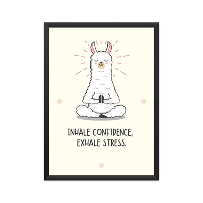 Meditating Lama - Poster - Vibe TownMeditating Lama - Poster