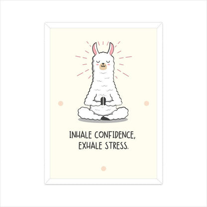 Meditating Lama - Poster - Vibe TownMeditating Lama - Poster
