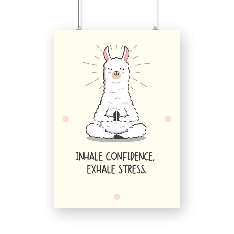 Meditating Lama - Poster - Vibe TownMeditating Lama - Poster