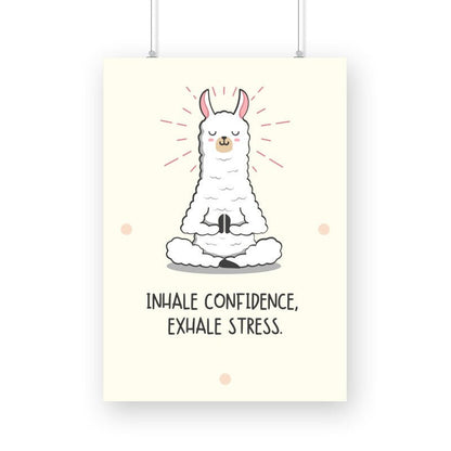 Meditating Lama - Poster - Vibe TownMeditating Lama - Poster