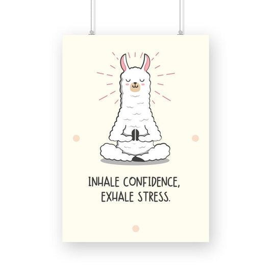 Meditating Lama - Poster - Vibe TownMeditating Lama - Poster