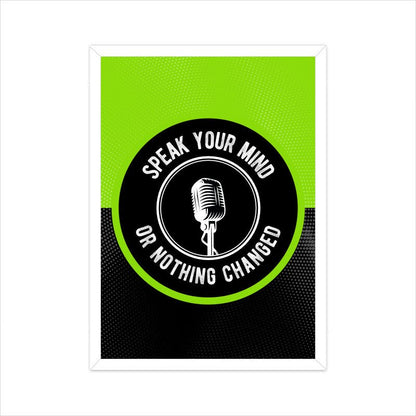 Speak Up - Poster - Vibe TownSpeak Up - Poster