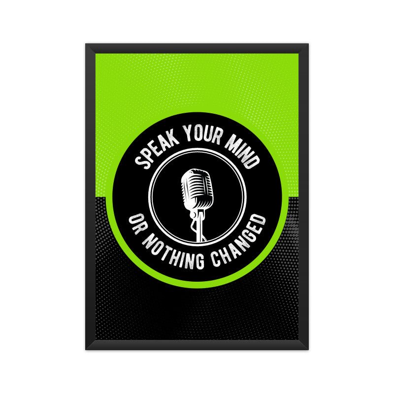 Speak Up - Poster - Vibe TownSpeak Up - Poster