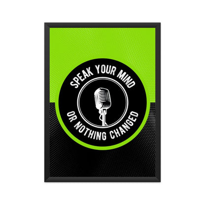 Speak Up - Poster - Vibe TownSpeak Up - Poster