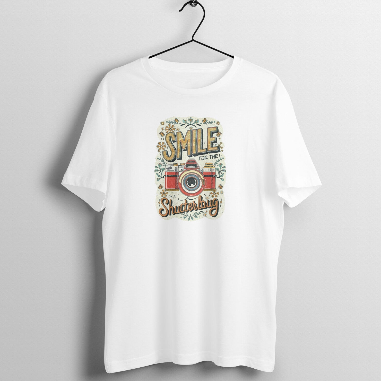 Smile for the Shutterbug, Unisex Cool Photographer T-Shirt - vibetown.in