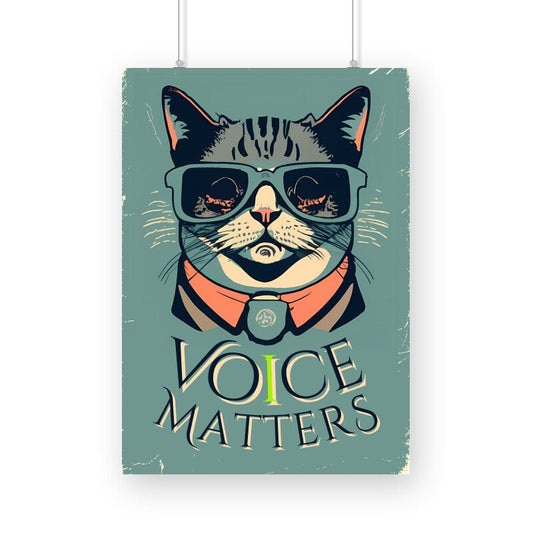 Voice Matters Gatoo - A3 Poster - Vibe TownVoice Matters Gatoo - A3 Poster