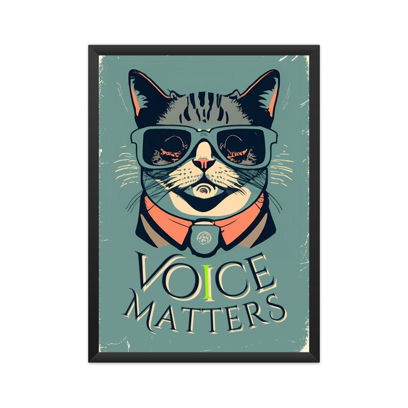 Voice Matters Gatoo - A3 Poster - Vibe TownVoice Matters Gatoo - A3 Poster
